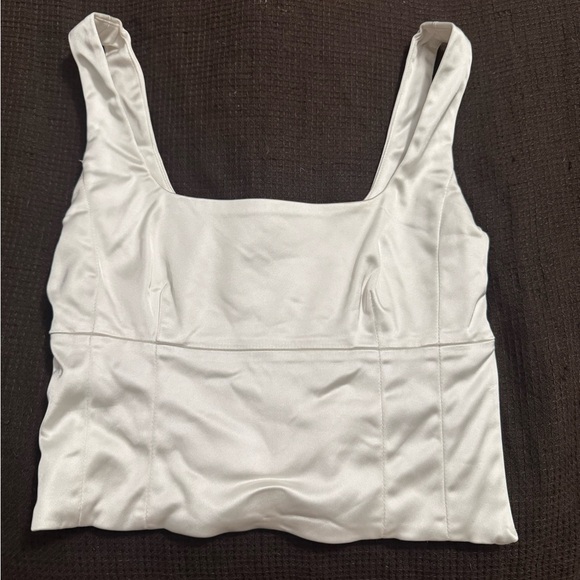 Aritzia Shine Satin Bustier - Picture 2 of 7